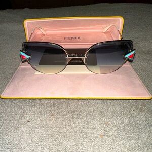 Fendi FF 0242/S SCBNE cat eye sunglasses